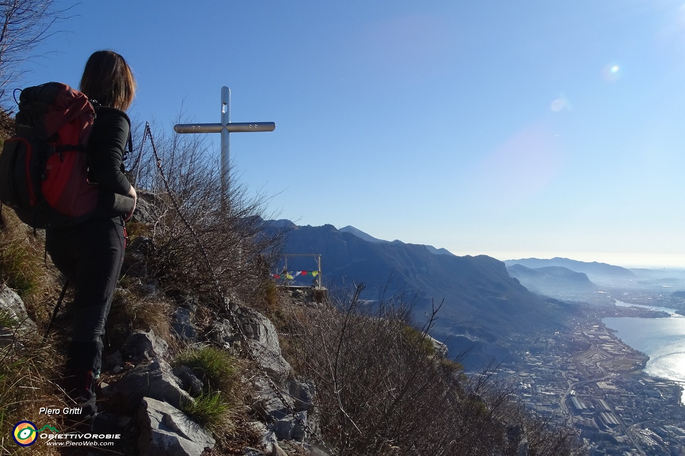 41 Siamo al Crocione del San Martino (1025 m).JPG